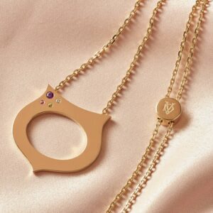 Long\Large Adjustable Necklace - 18K Yellow Gold