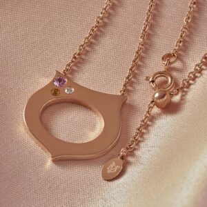 Medium Necklace, Divine Collection - 18K Rose Gold